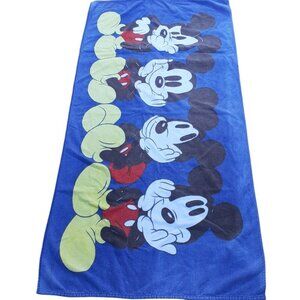 VTG Mickey Mouse Disney Exclusive Beach Towel Late 1980s Early 90s